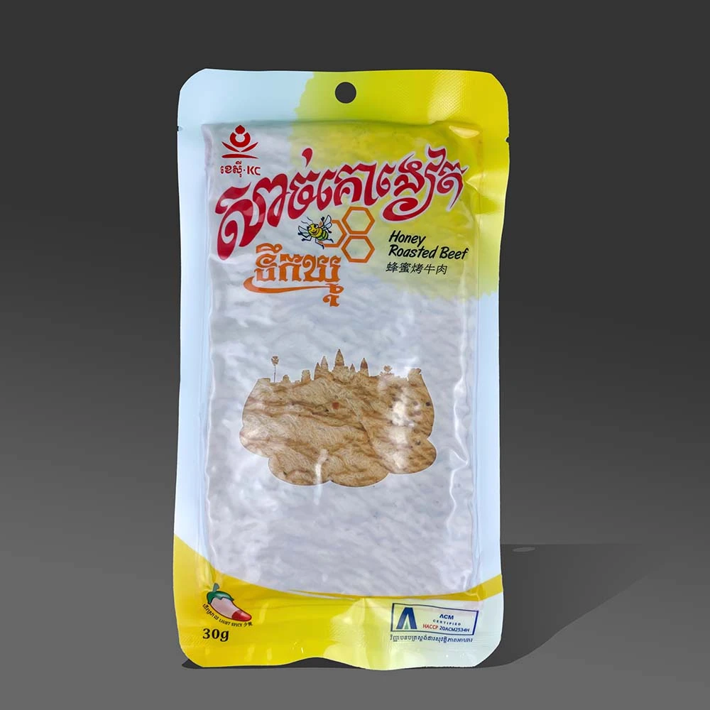 សាច់គោងៀតទឹកឃ្មុំ​(៣០ក្រាម x 10