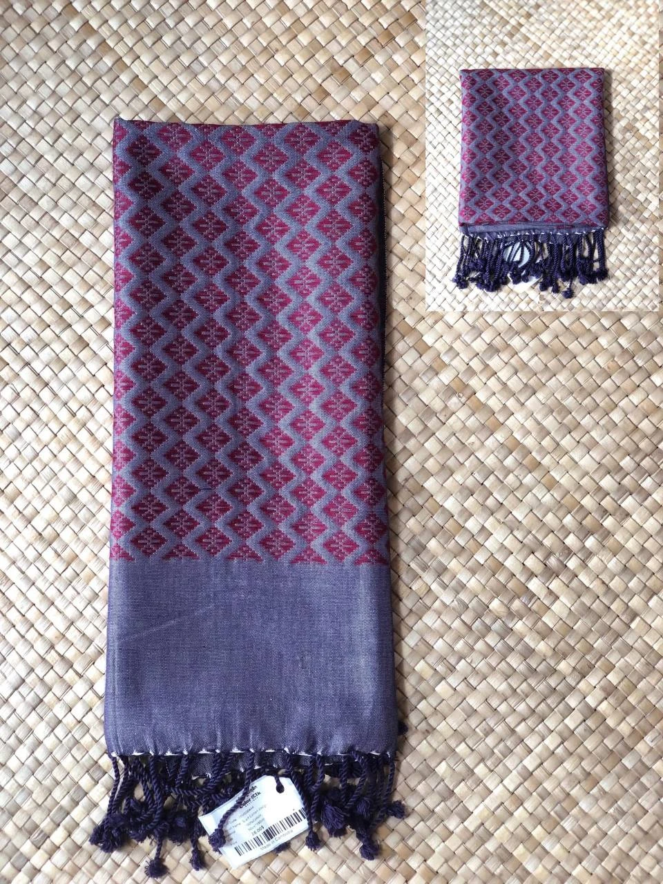 Handwoven newest Silk Ikat Scarf